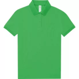 B&C női galléros póló My Polo 180 almazöld
