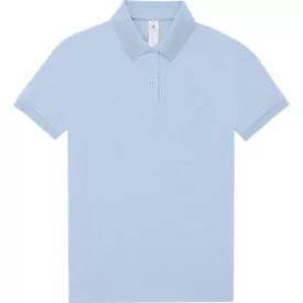 B&C női galléros póló My Polo 180 kék