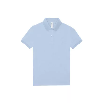 B&C női galléros póló My Polo 180 kék