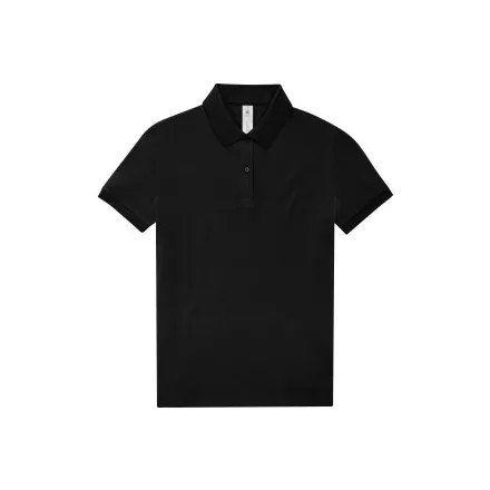 B&C női galléros póló My Polo 180 fekete