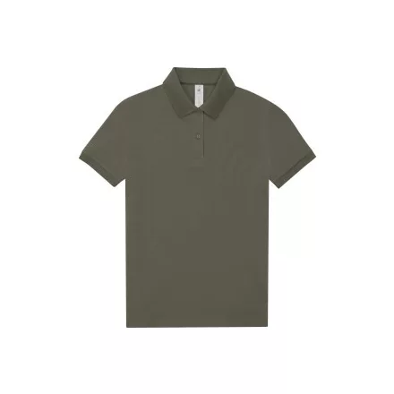 B&C női galléros póló My Polo 180 military