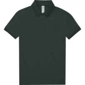 B&C női galléros póló My Polo 180 erdészzöld