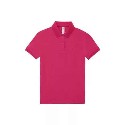 B&C női galléros póló My Polo 180 fukszia