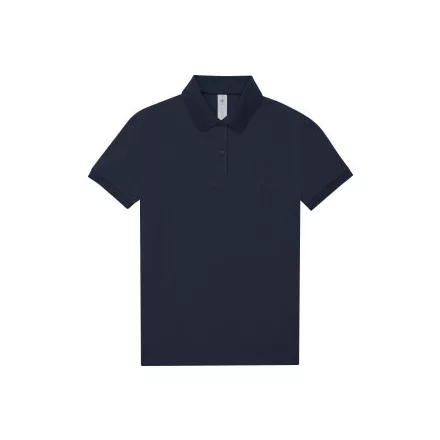 B&C női galléros póló My Polo 180 tengerkék