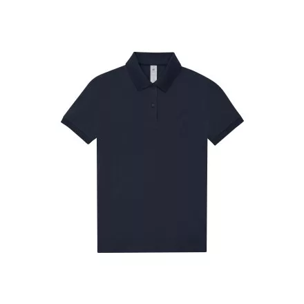 B&C női galléros póló My Polo 180 sötét tengerkék