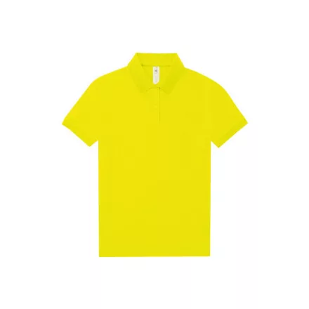 B&C női galléros póló My Polo 180 lime