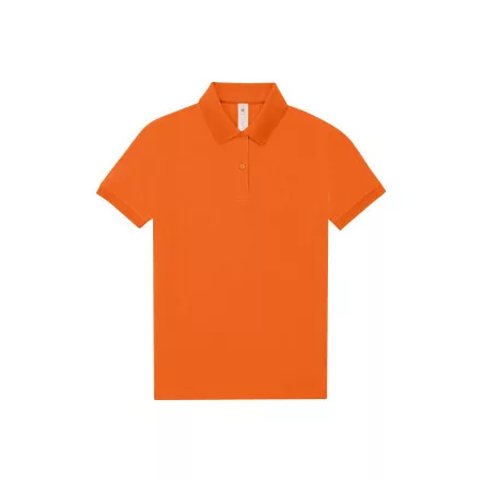 B&C női galléros póló My Polo 180 sötét narancs