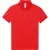 B&C női galléros póló My Polo 180 piros