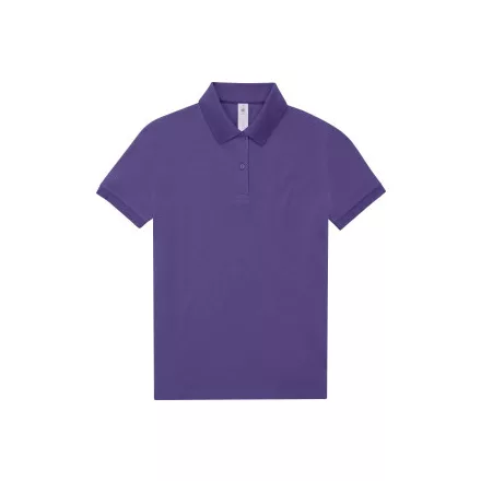 B&C női galléros póló My Polo 180 sugárzó lila