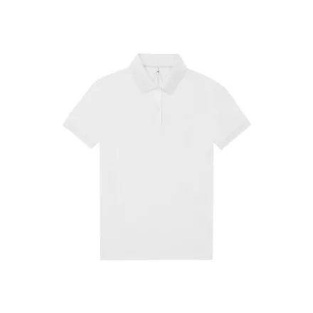 B&C női galléros póló My Polo 180 fehér