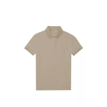 B&C női galléros póló My Eco 180 homok