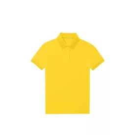 B&C női galléros póló My Eco 180 sárga