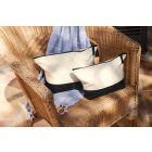 Westford Mill kozmetikai táska Canvas natúr-fekete - M