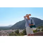 WestforMill táska EarthAware® Organic Contrast 407 sötétzöld-natúr