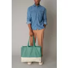 WestforMill táska EarthAware® Organic Contrast 407 zsálya-natúr