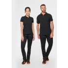 WK galléros póló Contrasting Day To Day 220 fekete-narancs