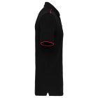 WK galléros póló Contrasting Day To Day 220 fekete-piros