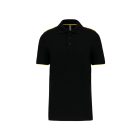 WK galléros póló Contrasting Day To Day 220 fekete-sárga