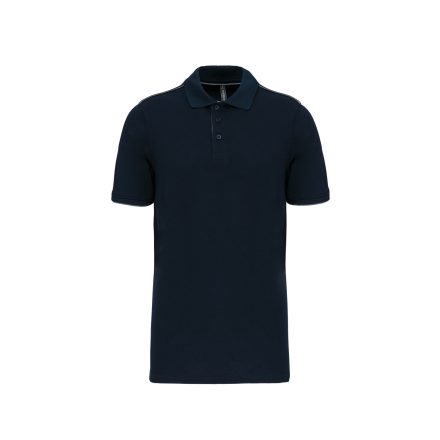 WK galléros póló Contrasting Day To Day 220 tengerkék-ezüst