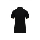 WK női galléros póló Contrasting Day To Day 220 fekete-sárga