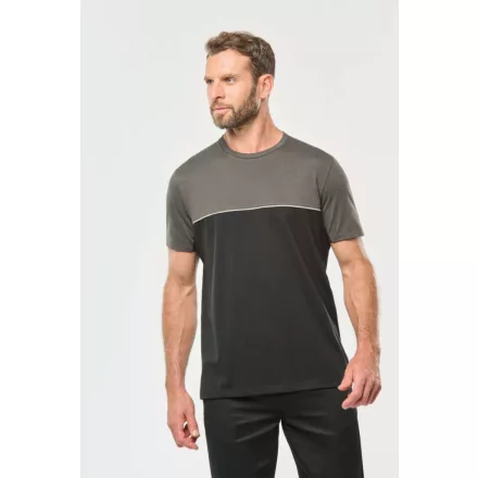 Kariban póló Workwear 190 fekete-narancssárga