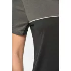 Kariban póló Workwear 190 fekete-narancssárga
