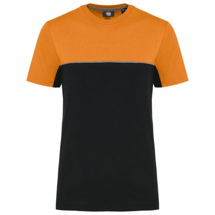 Kariban póló Workwear 190 fekete-narancssárga