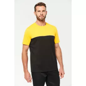 Kariban póló Workwear 190 fekete-narancssárga