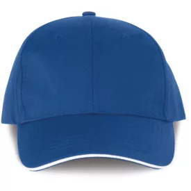 WK baseball sapka Oekotex Certified 6P királykék-fehér