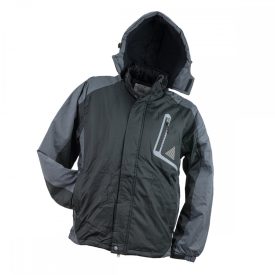 Urgent téli kabát Y-263 fekete-szürke