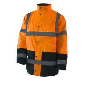   4WRK láthatósági téli kabát Yukon Hi-Vis narancs-sötétkék