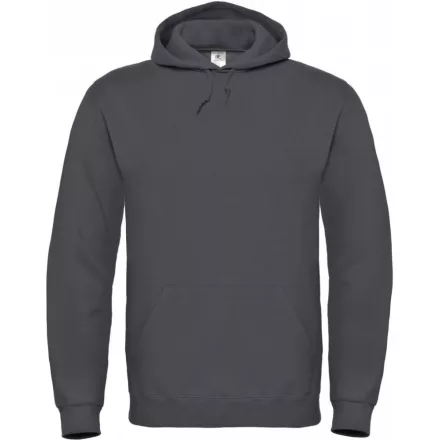 B&C pulóver Hooded Sweatshirt S 280 grafitszürke