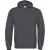 B&C pulóver Hooded Sweatshirt S 280 grafitszürke